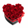 5-BB-VR-24 Infinity rose cuore scatola portafiori durevole rose conservate rosso