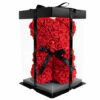 Infinity Rosenbär - Romantisches Geschenk in leuchtendem Rot