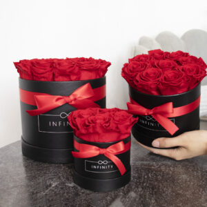 Flowerboxen mit echten haltbaren Rosen