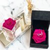 Single Velvet mit infinity Rose und schöner Halskette