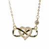 Halskette Infinity Herz gold