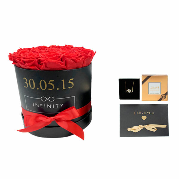 Luxury Bundle Infinity Large Rosen im Geschenkset