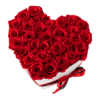 Herzboxen rote Rosen Infinity Flowerbox