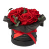 Piccolo bouquet rosso vibrante da Infinity Flowerbox