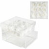 Medium Acrylbox mit neun roten Infinity Rosen