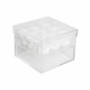 2-BA-PW Medium Acrylbox mit neun weissen Infinity Rosen