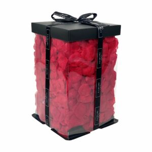 Verpackung mit Stoffblüten