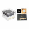 Geschenkset Acrylbox mit echten roten haltbaren Rosen und Schublade