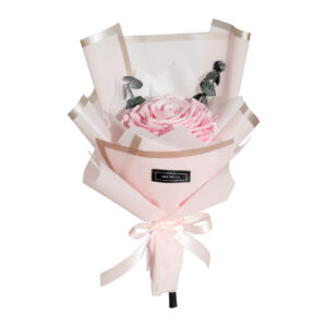 Infinity Mandala Rose mit Eukalyptus Strauß